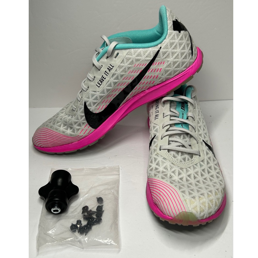 Nike Zoom Rival Sprint Spikes Womens US 9 Running Shoes Cross Country NO INSOLES